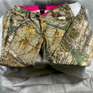Ladies real tree pants camouflage